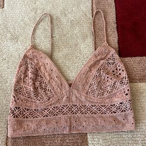 Free people lace bralette/top